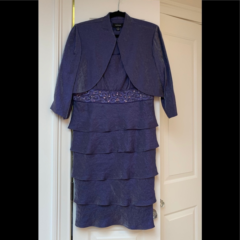 Purple party dress